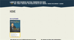 Desktop Screenshot of lambofgodcorderodedios.org